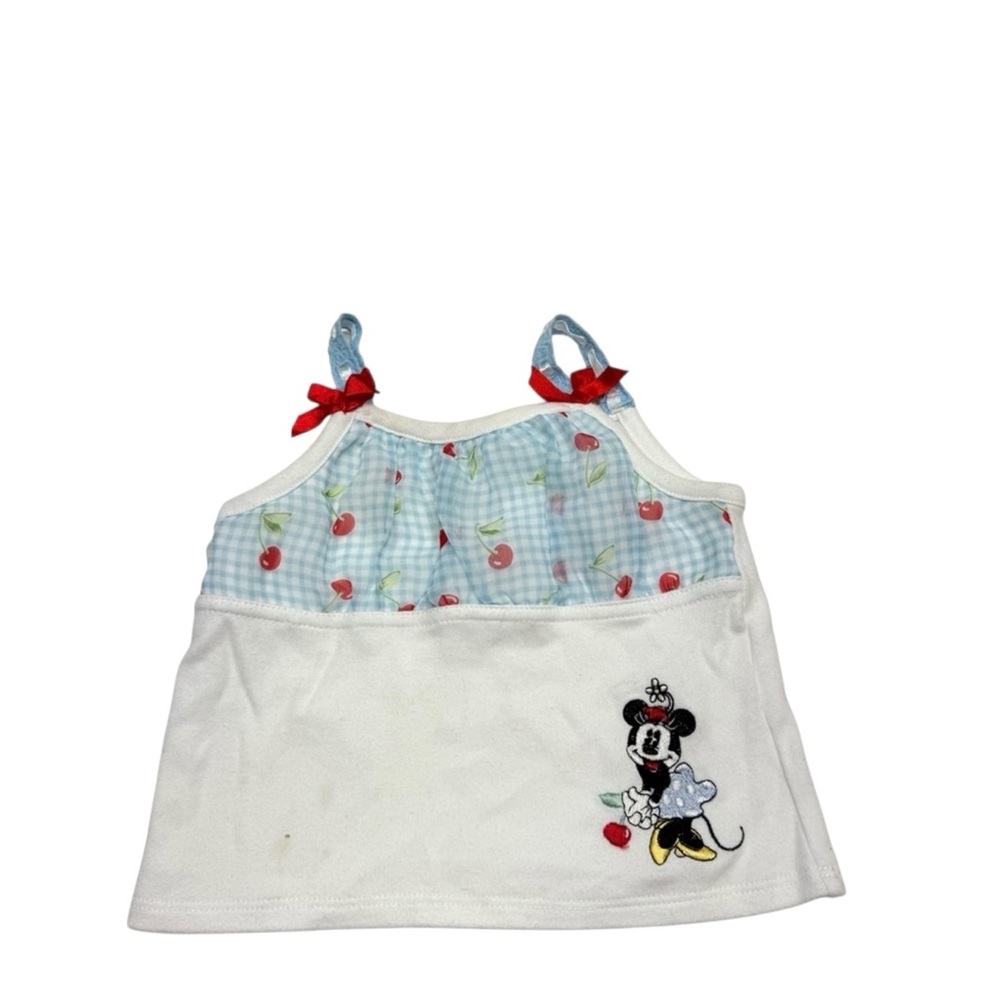 Vintage Y2K Minnie Mouse Disney Cherry Cami Tank Top